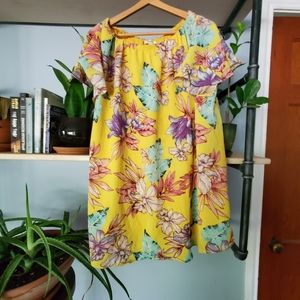 Umgee Floral tunic dress